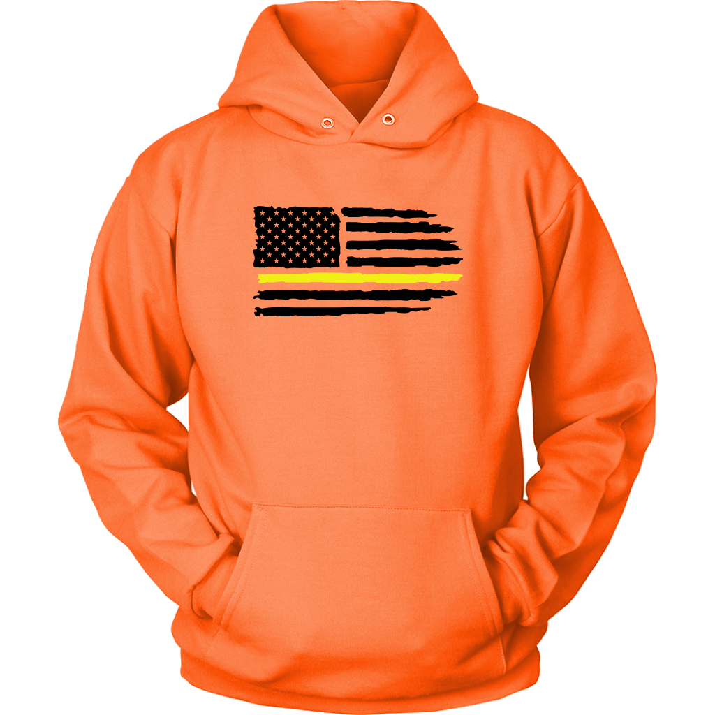 Thin Yellow Line Usa Flag