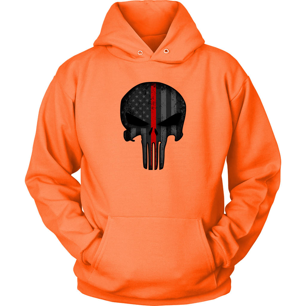 Thin Red Line Skull Shirt