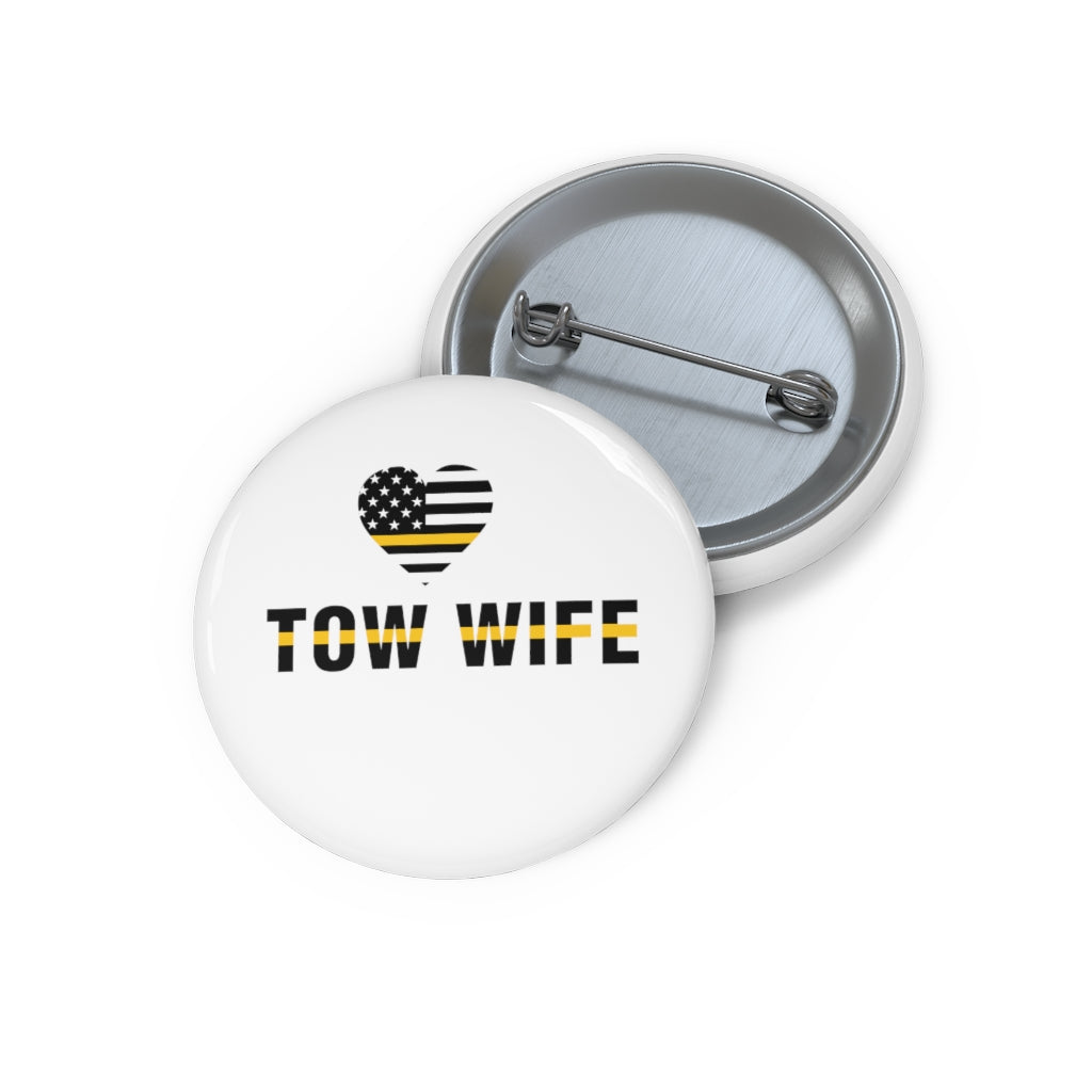 Tow Wife Pin Buttons
