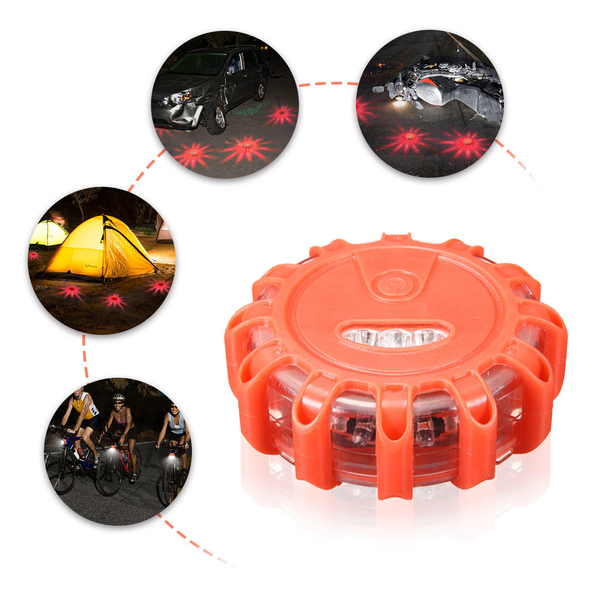 LED Road Flares ( Pack of 3 )