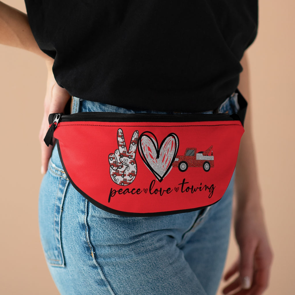 Peace Love Towing Fanny Pack