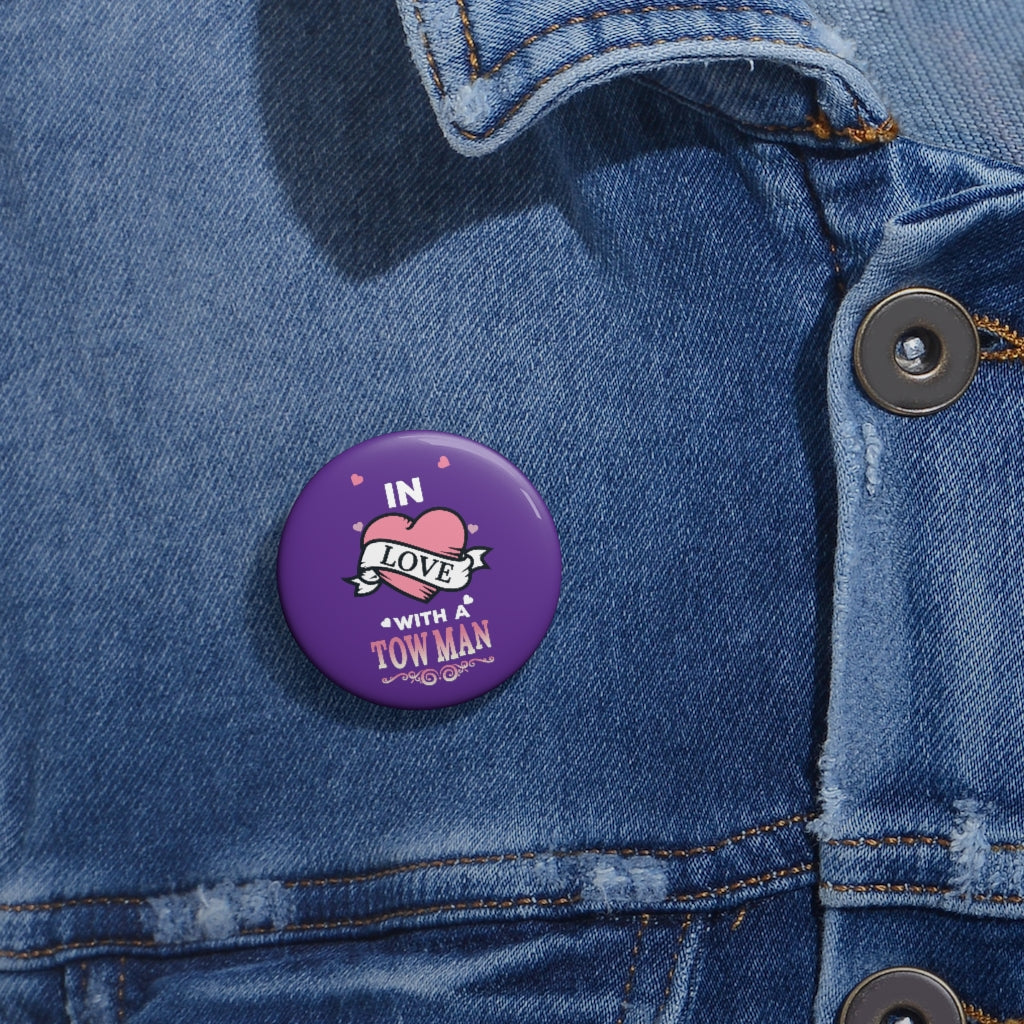 Tow Women Pin Buttons