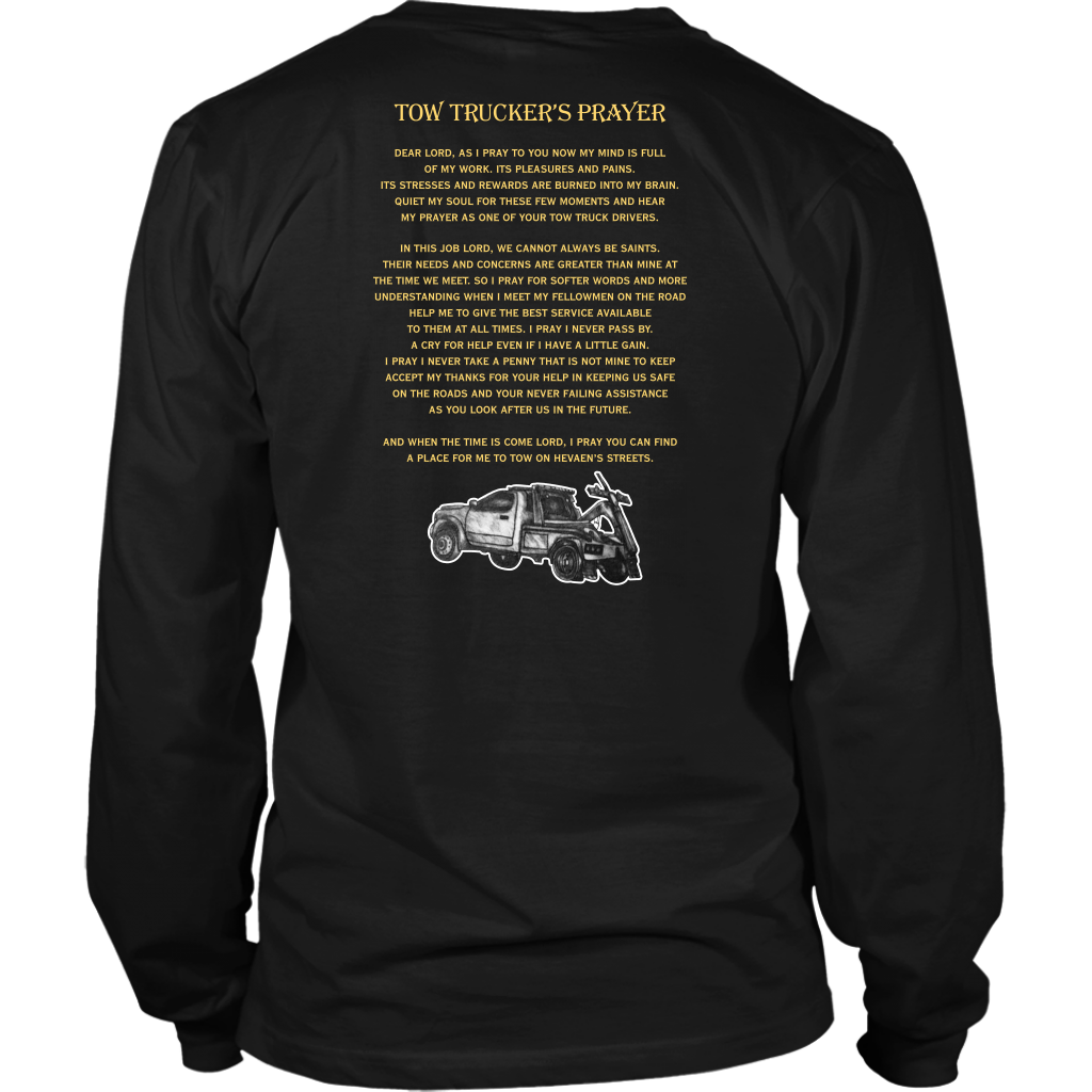 Tow Truck Operator's Prayer Shirt