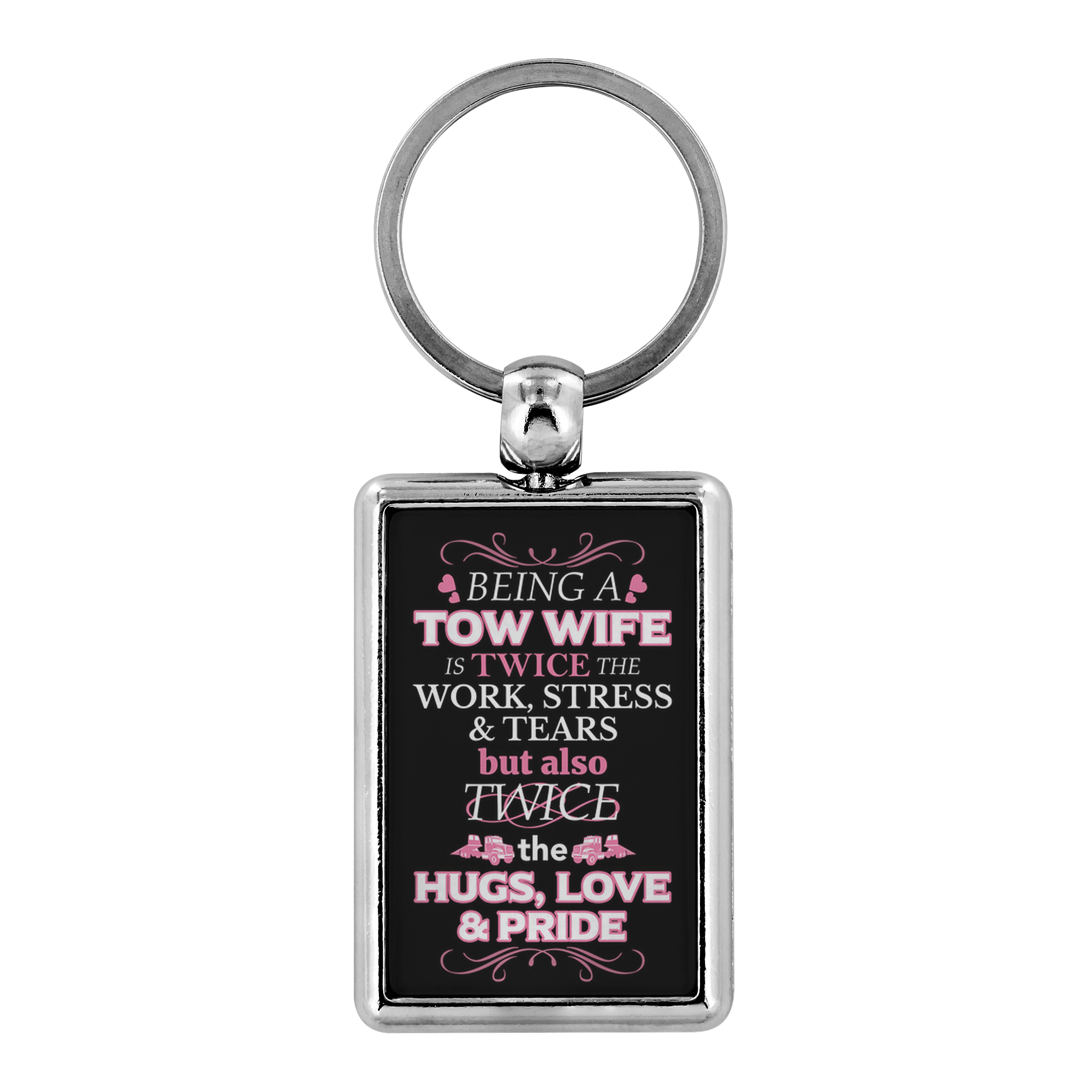 Proud Towing Fam Keychain