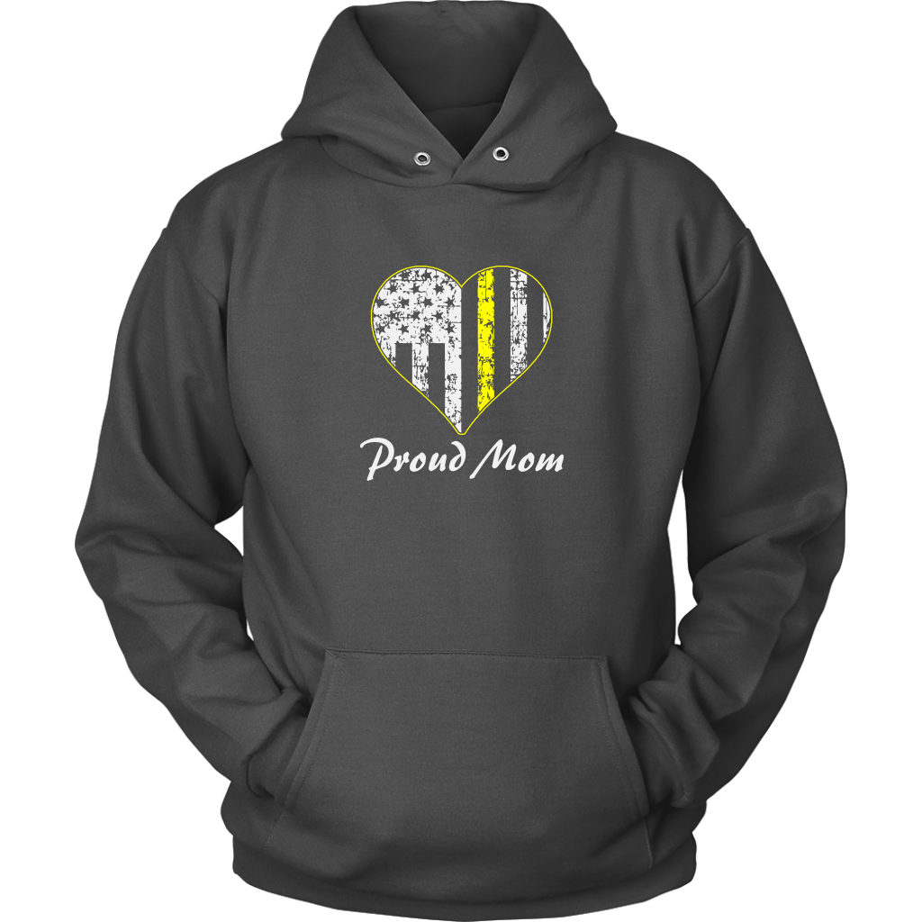 Proud Dispatcher Mom Thin Yellow Line Shirt