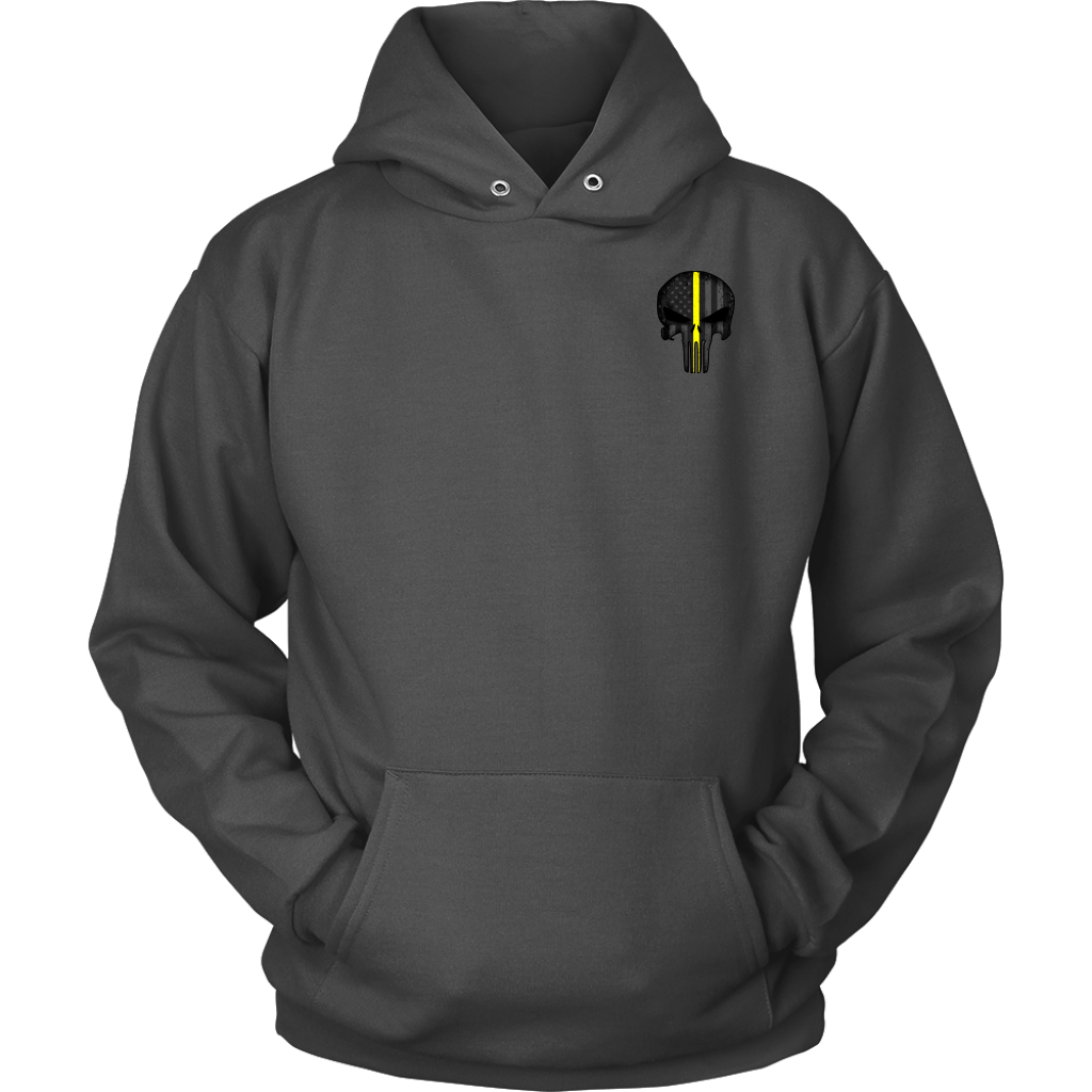 Thin Yellow Line Skull Double Side Shirt