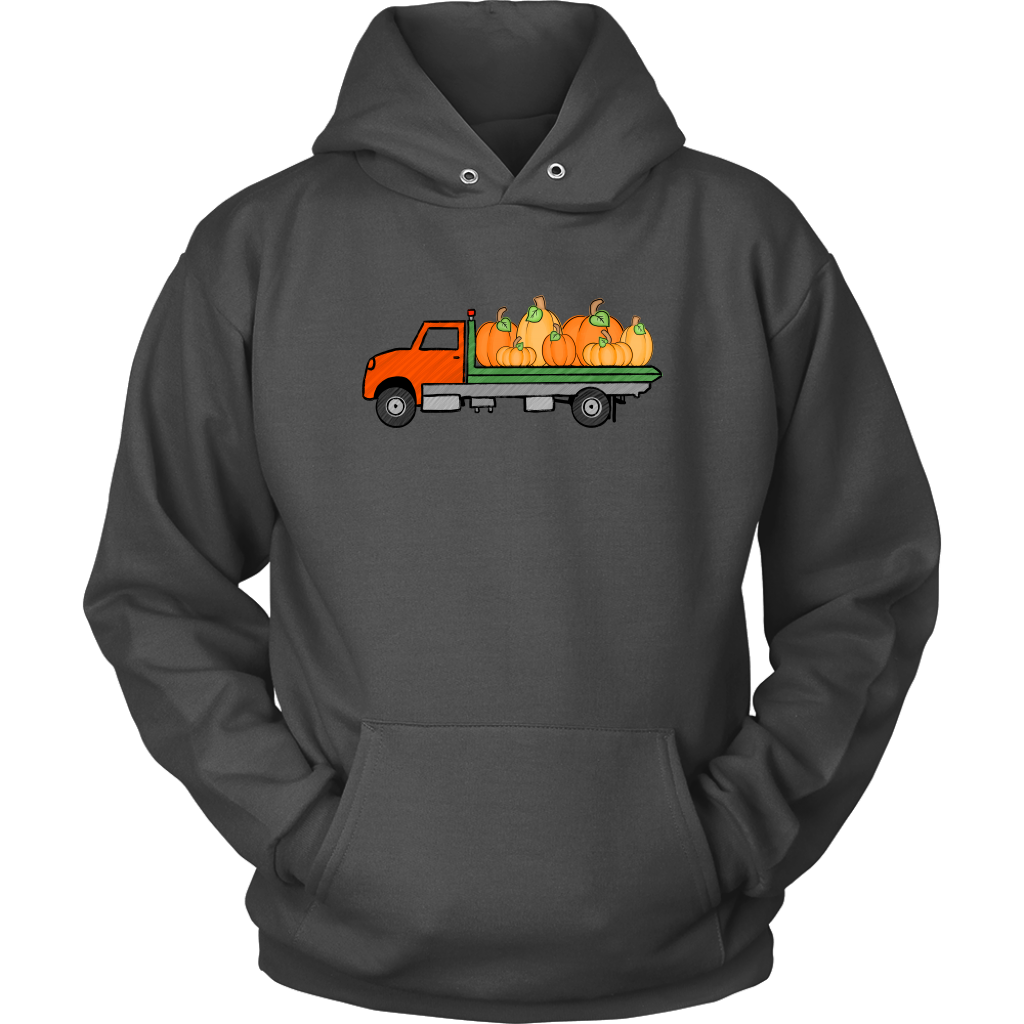 Pumpkin Flatbed Tow Truck Shirt