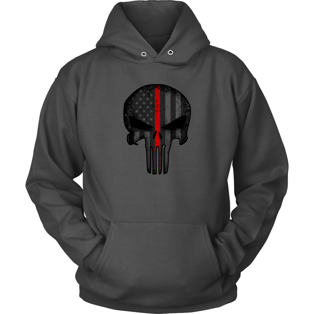 Thin Red Line Skull Shirt
