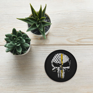 Thin Yellow Line Embroidered patches