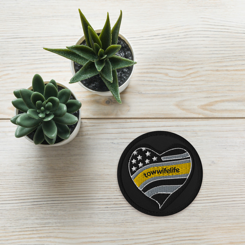 Tow Wife Life Embroidered patches