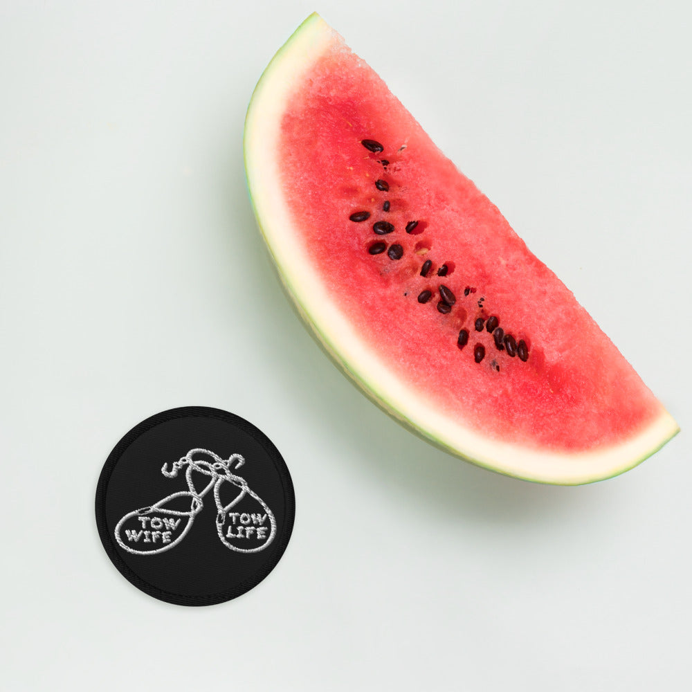 Tow Wife Tow Life Embroidered patches