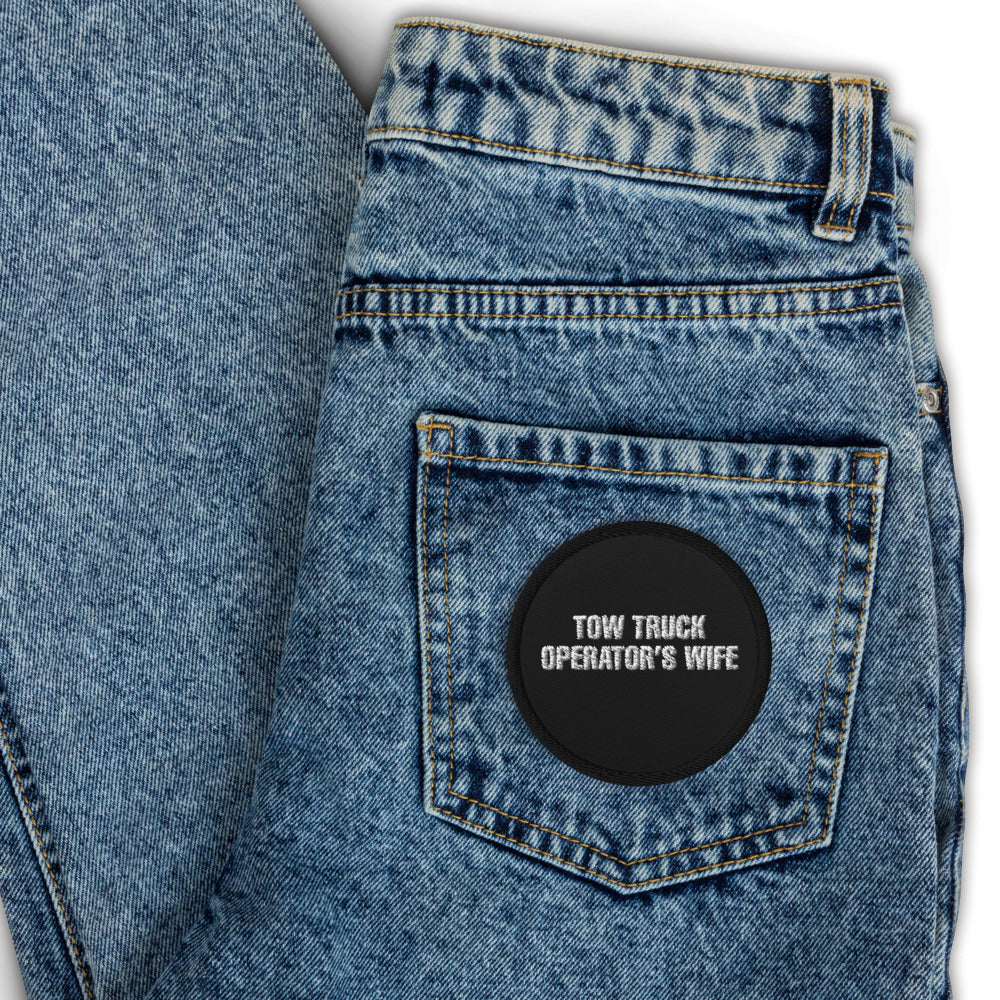 Tow Truck Operator's Wife Embroidered patches