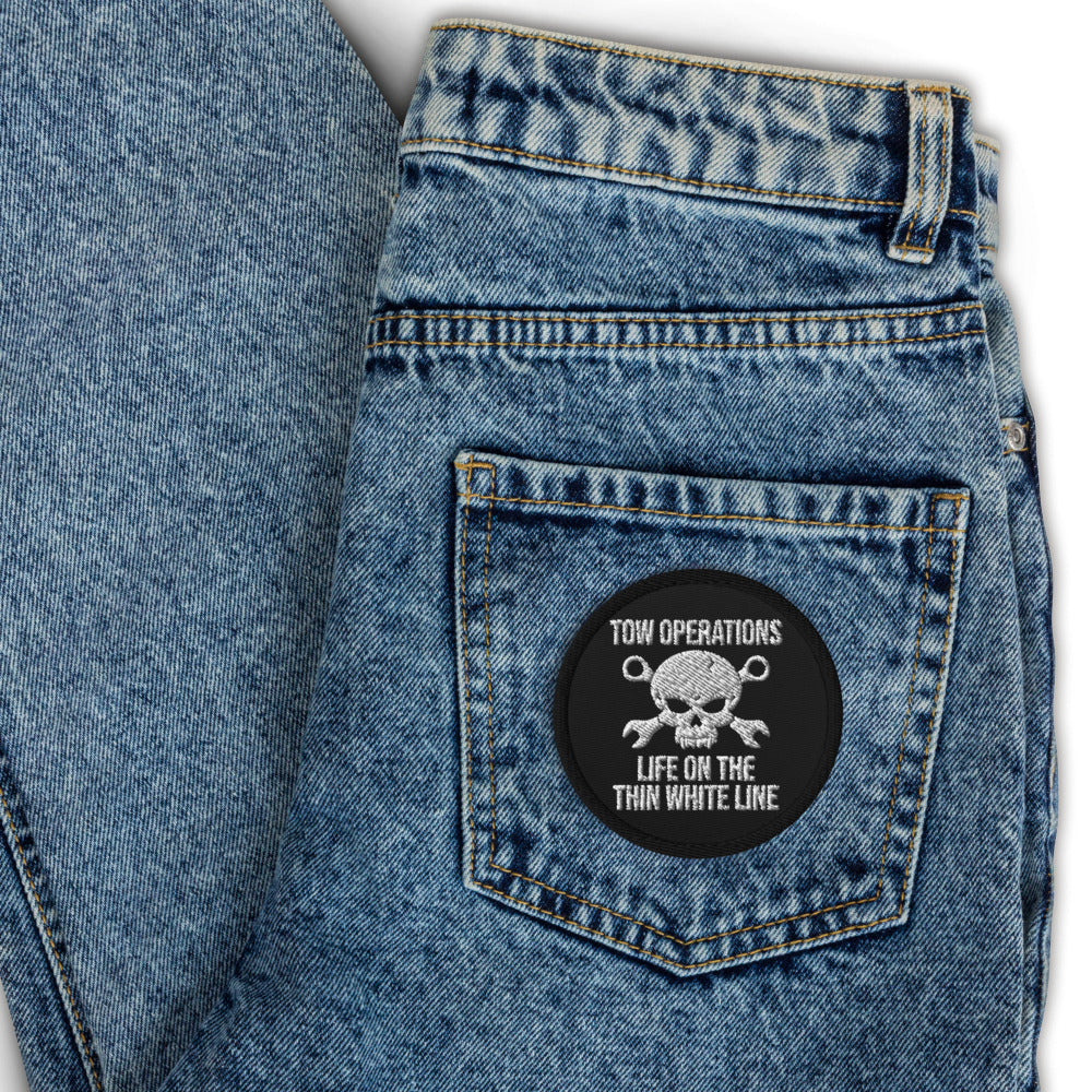 Tow Operator Embroidered patches