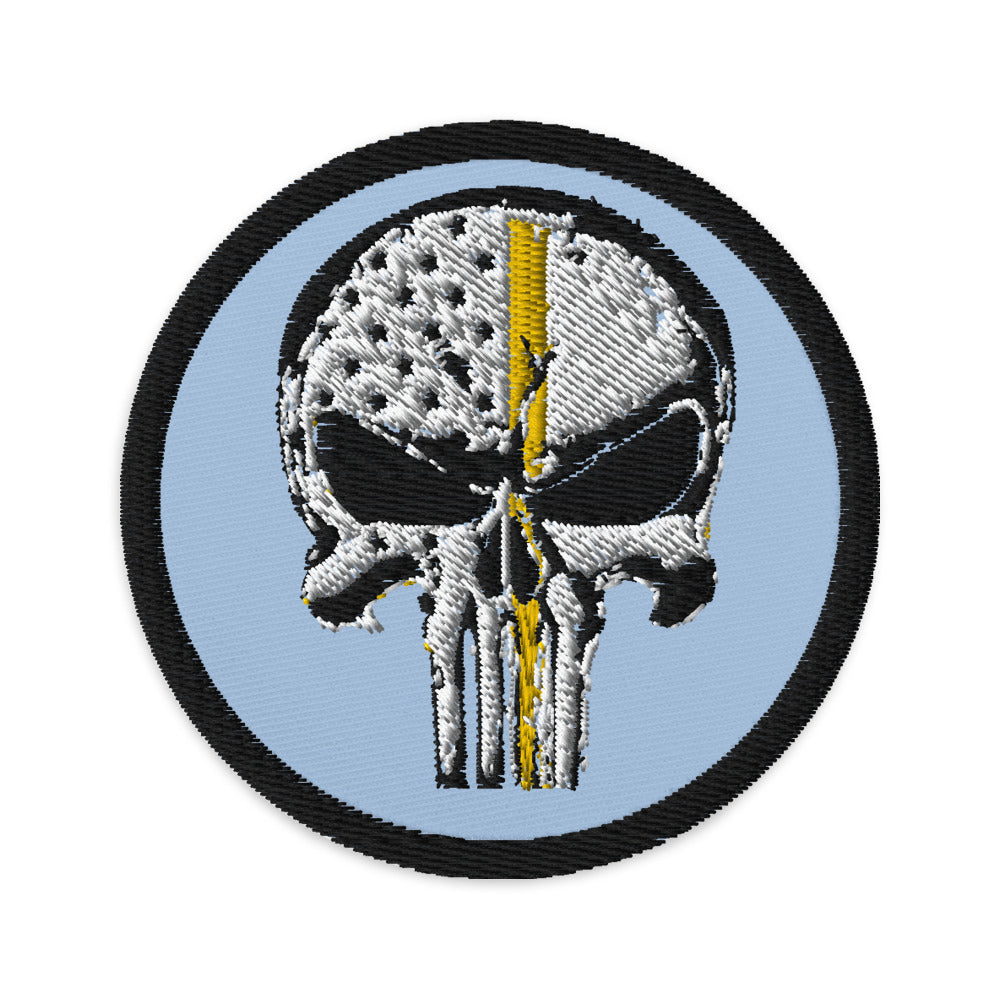 Thin Yellow Line Embroidered patches