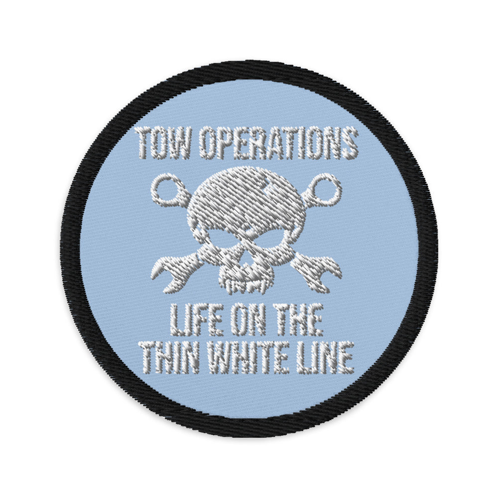 Tow Operator Embroidered patches
