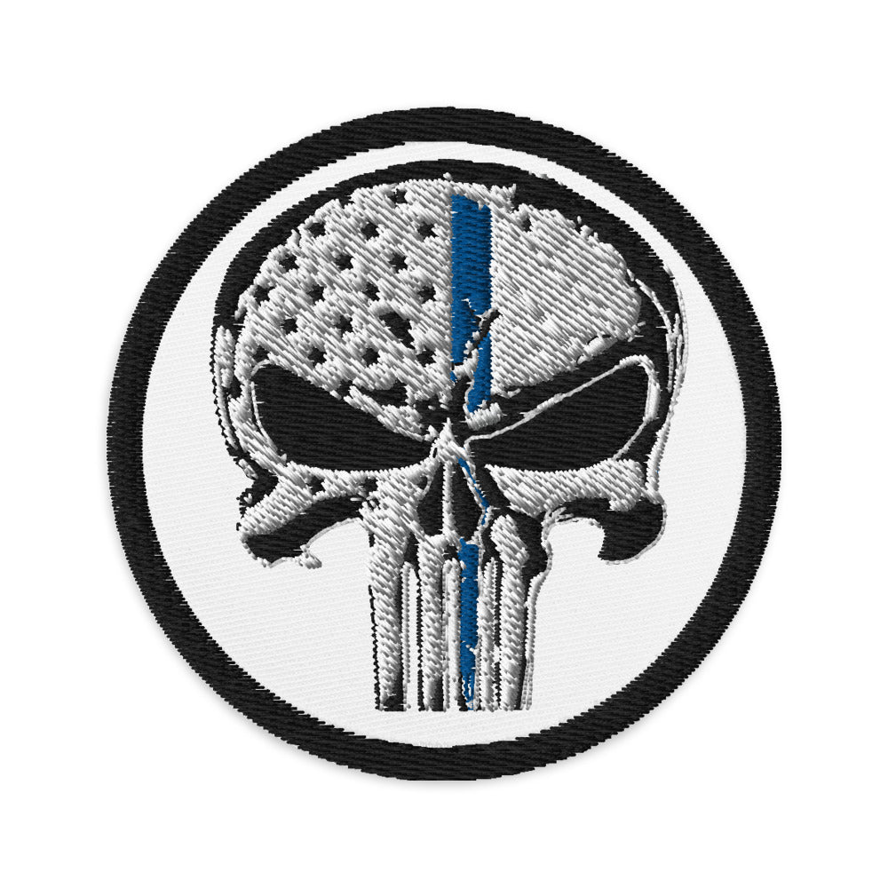Thin Yellow Line Embroidered patches