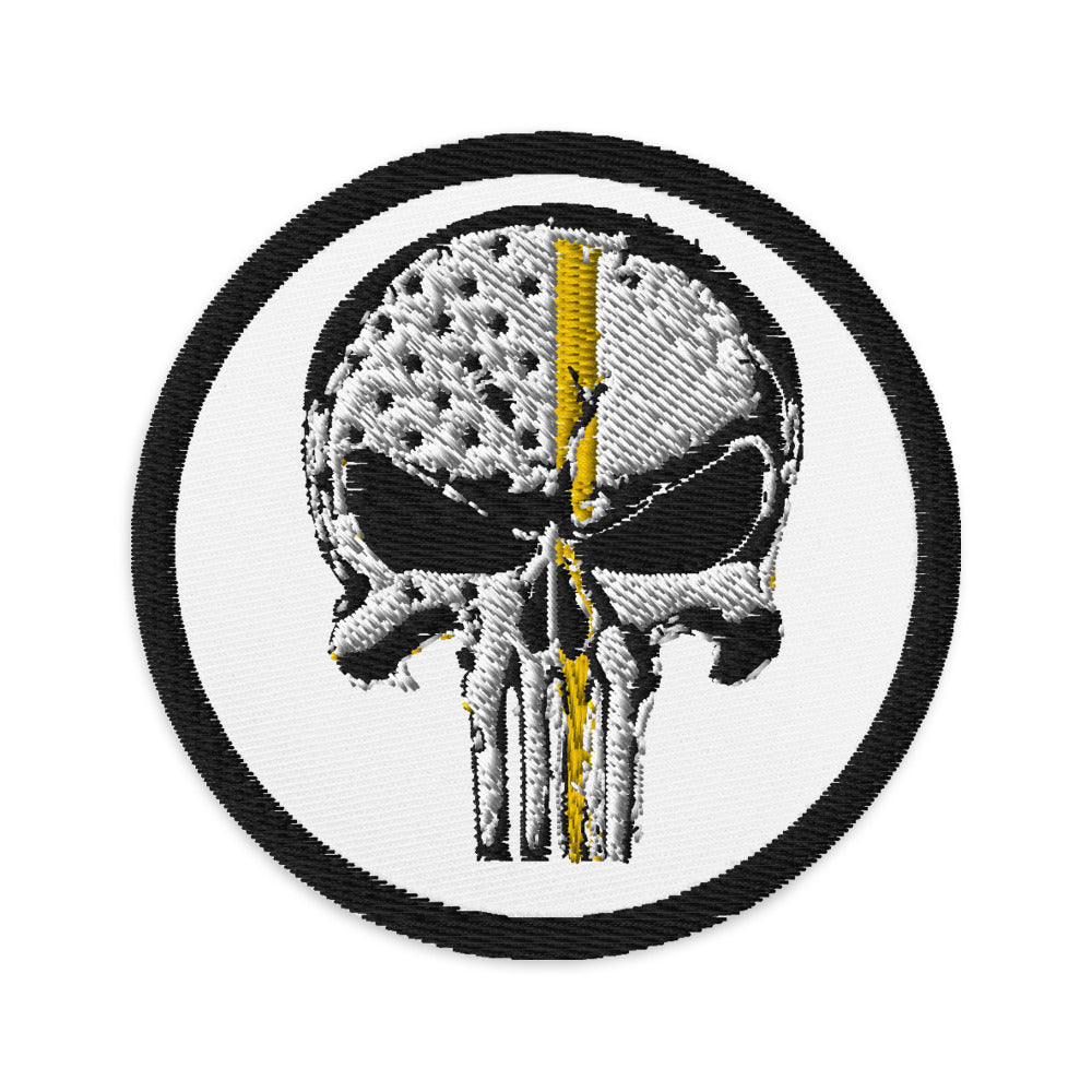 Thin Yellow Line Embroidered patches