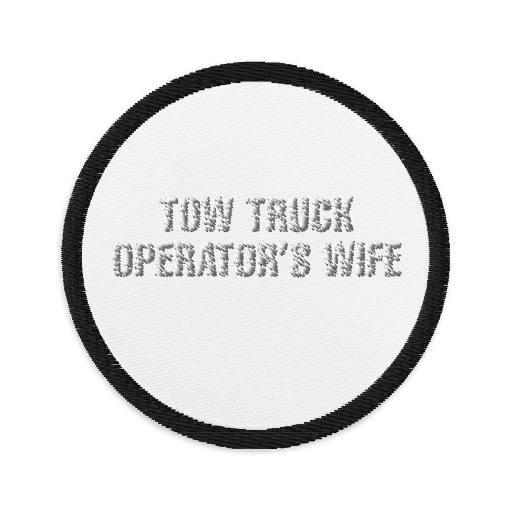 Tow Truck Operator Embroidered patches