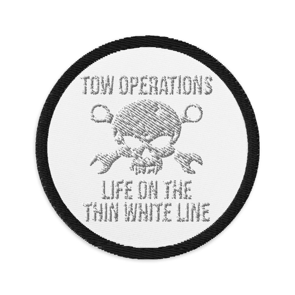 Tow Operator Embroidered patches