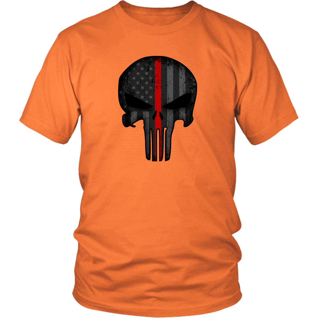 Thin Red Line Skull Shirt
