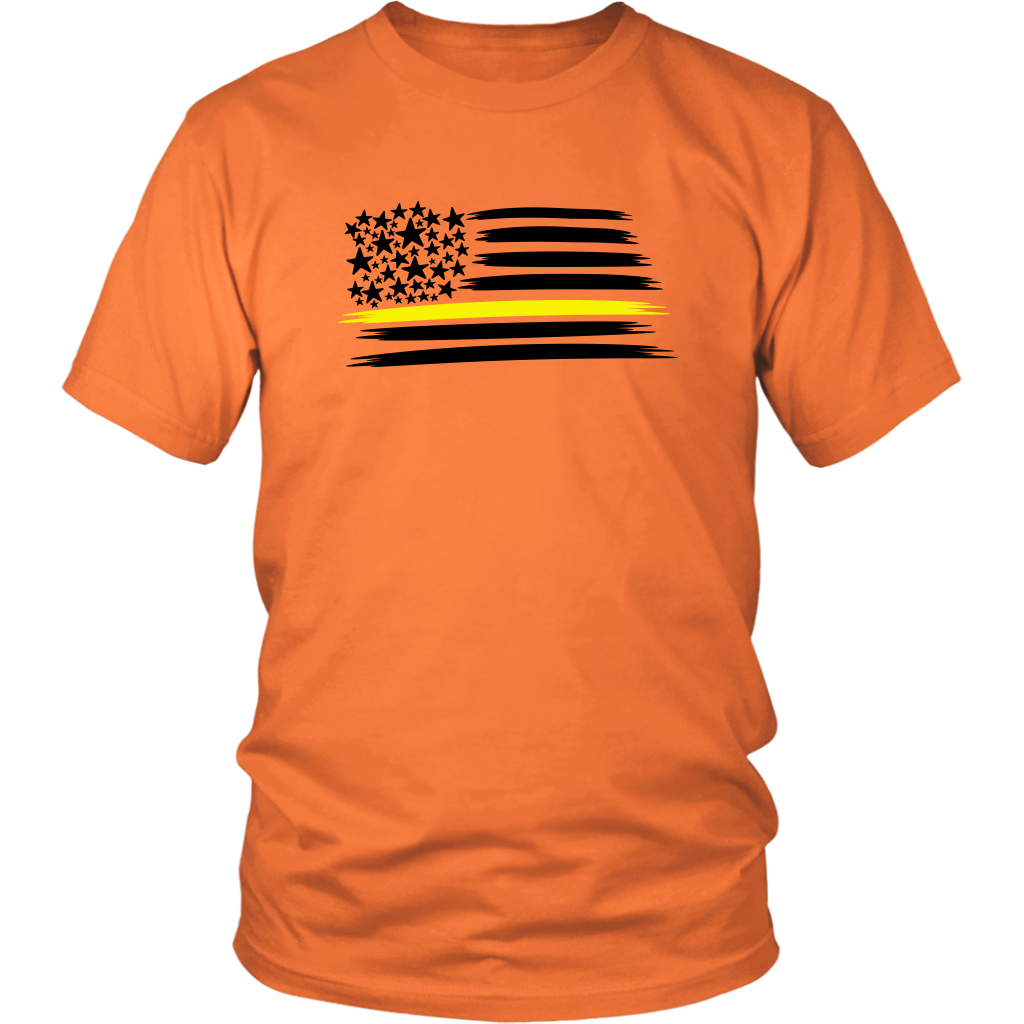 Thin Yellow Line USA Flag Shirt