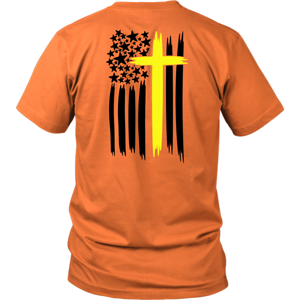 Thin Yellow Line Cross Shirt