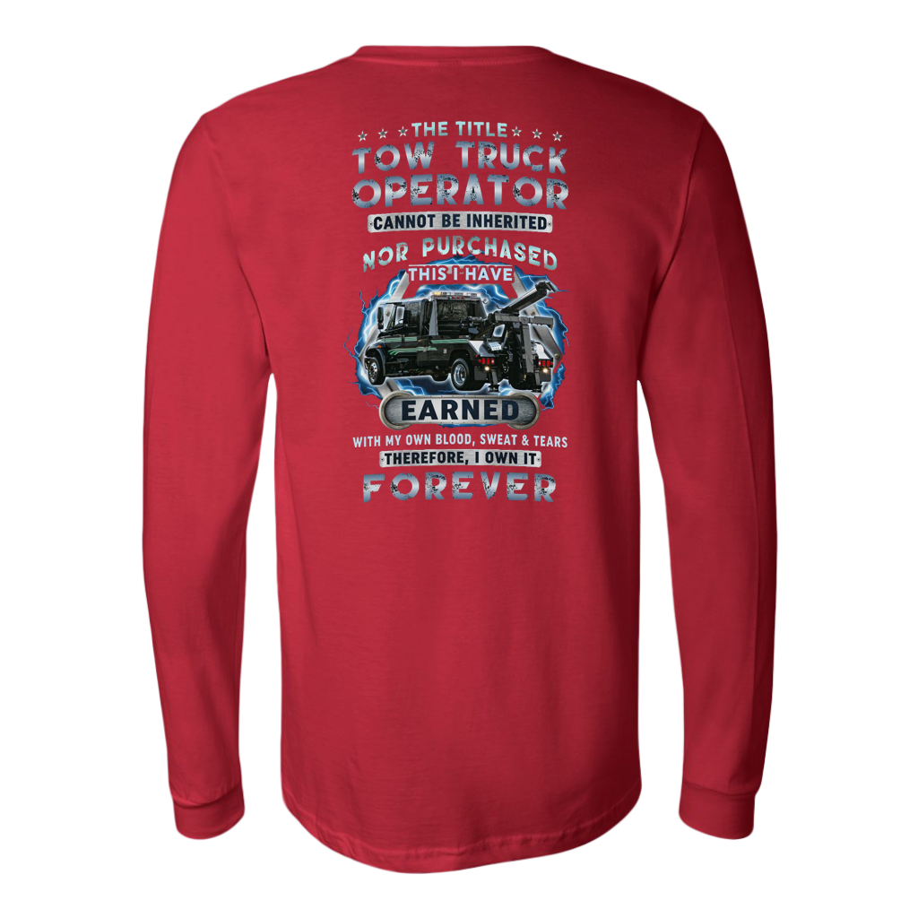 Proud Tow Truck Operator Shirt