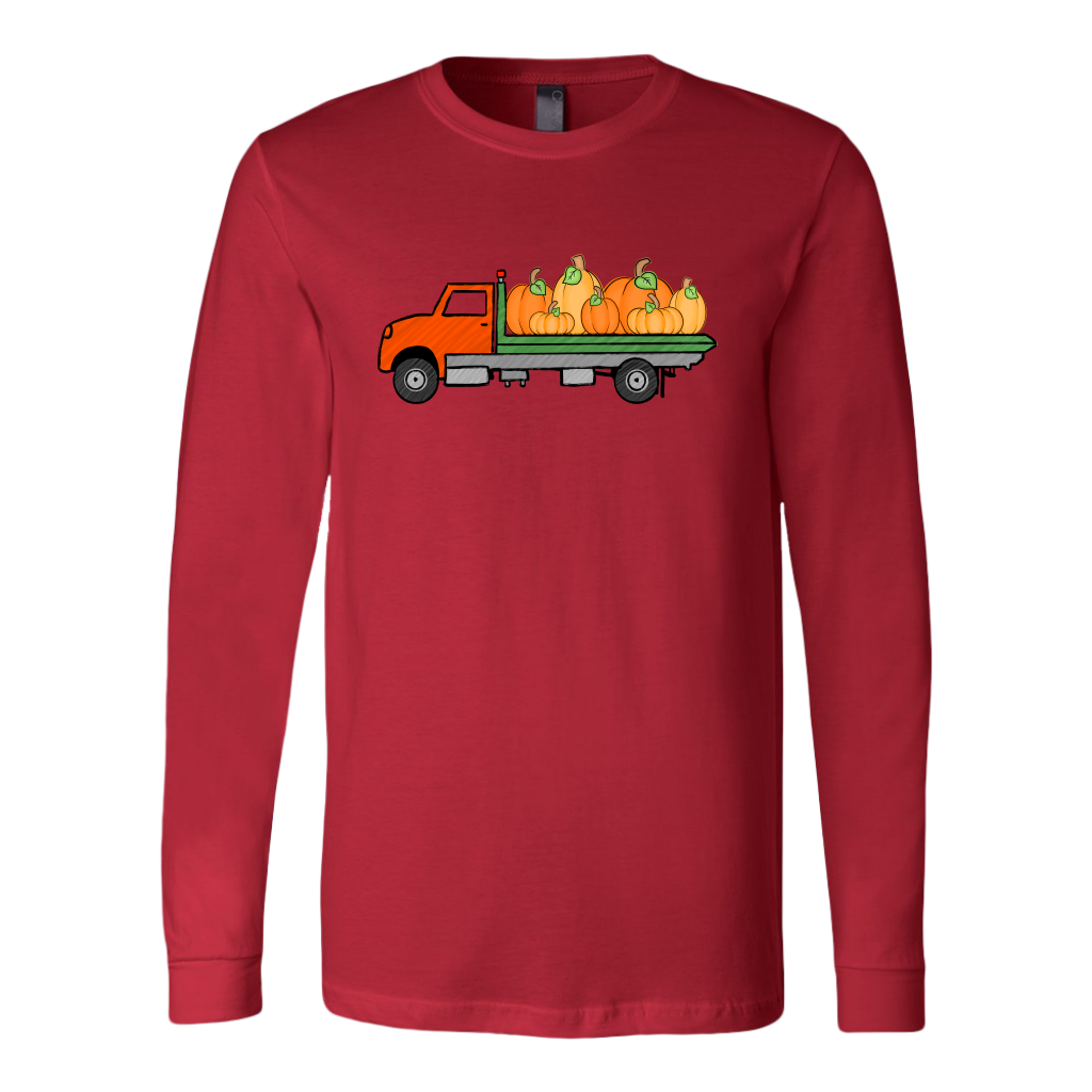 Pumpkin Flatbed Tow Truck Shirt