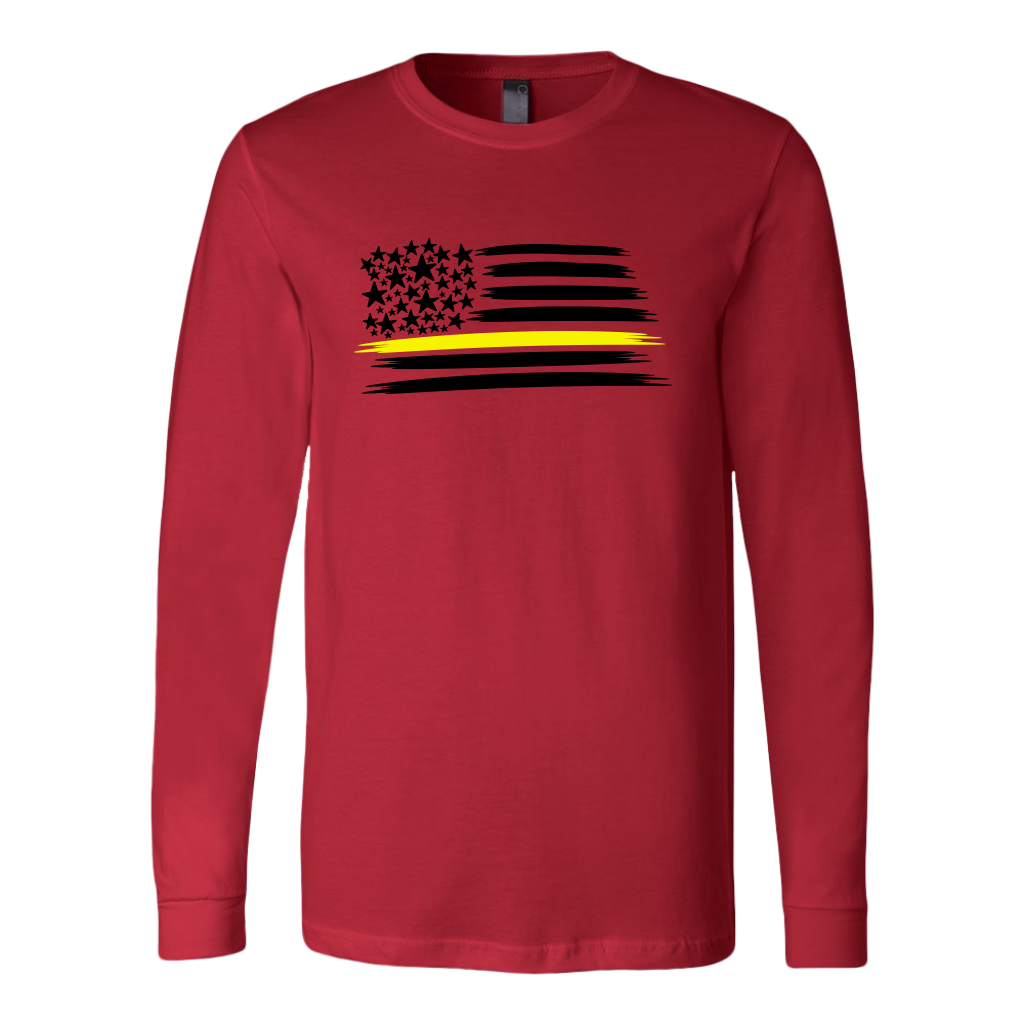Thin Yellow Line USA Flag Shirt