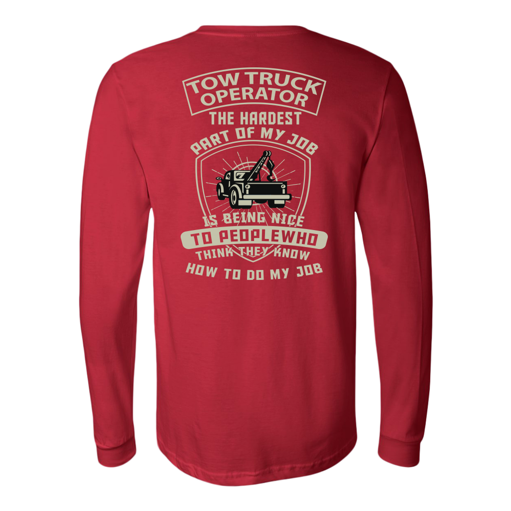 Proud Tow Truck Operator Shirt