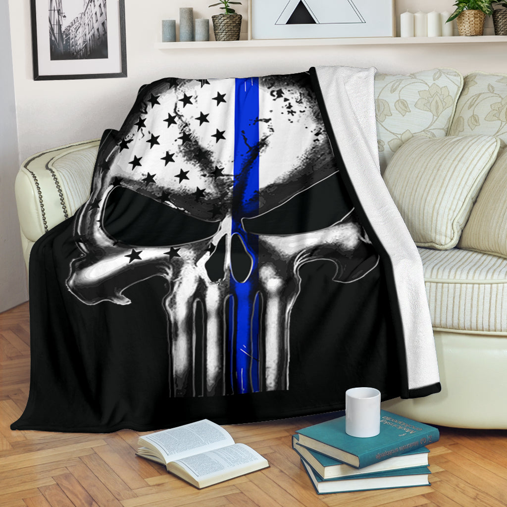 Thin Blue Line Blanket