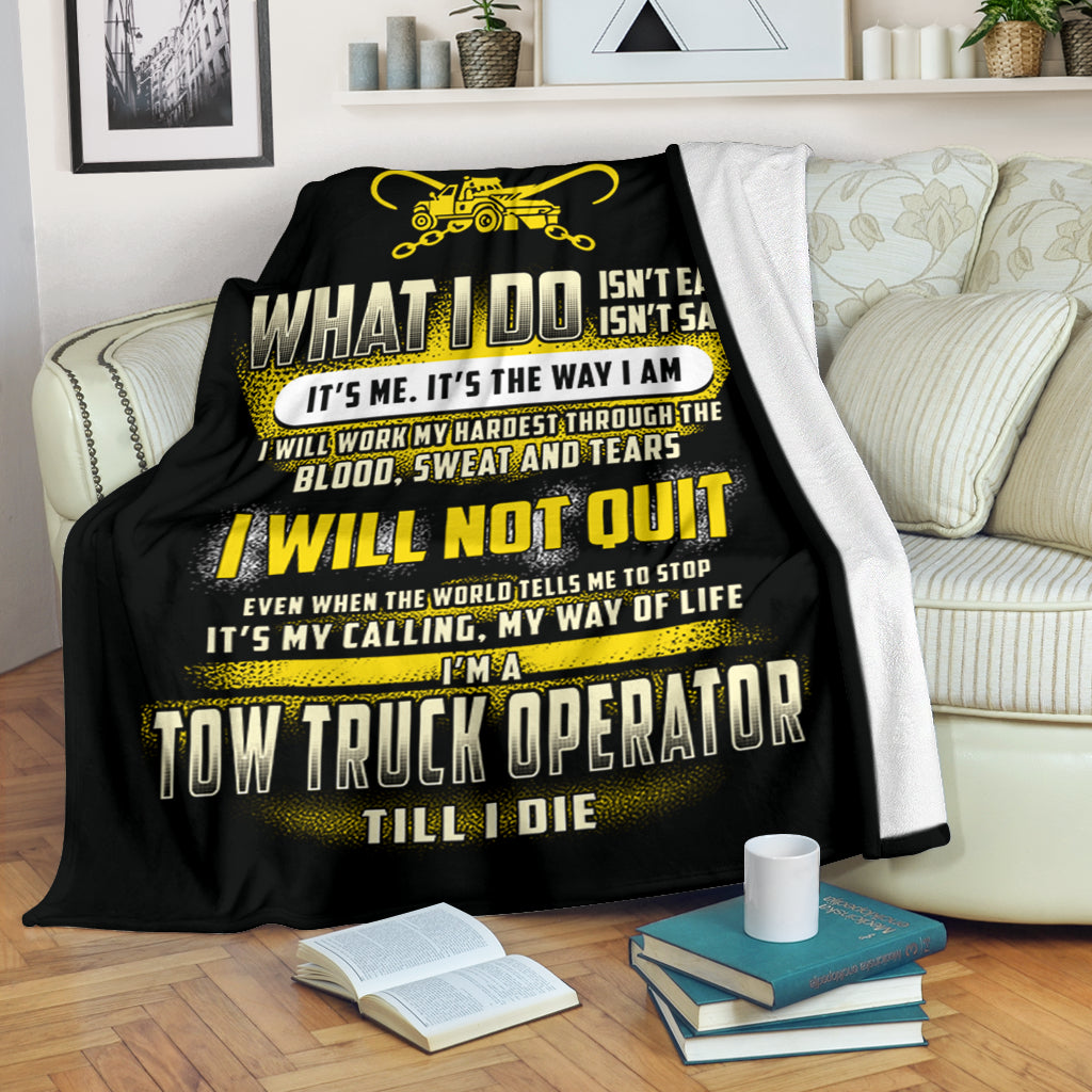 Proud Tow Truck Operator Blanket