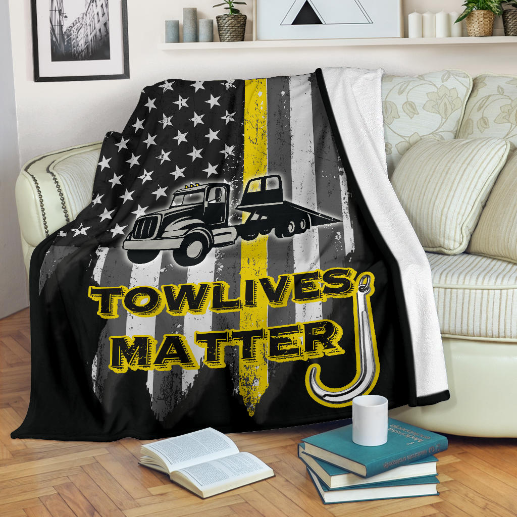 Towlivesmatter Blanket - Flatbed Version