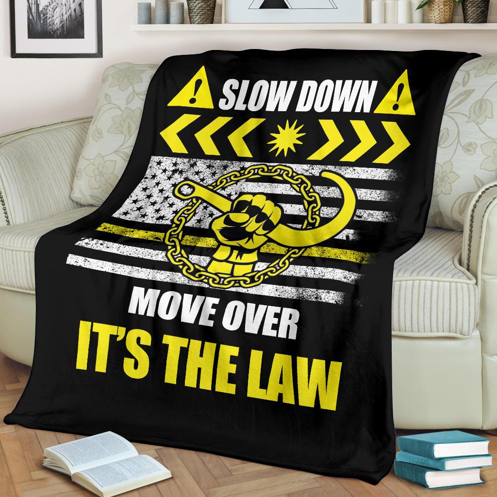 Slow Down Move Over (Throw Blanket)