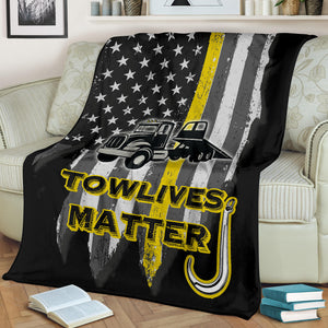 Towlivesmatter Blanket - Flatbed Version