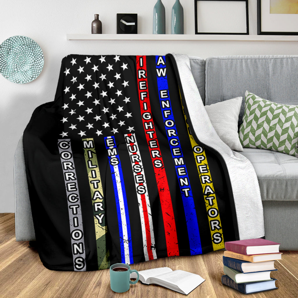 No One Fights Alone Premium Blanket