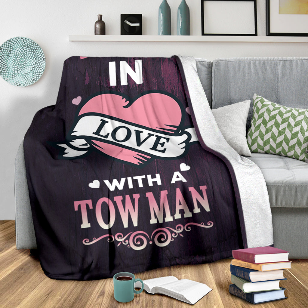 In Love With A Tow Man Blanket