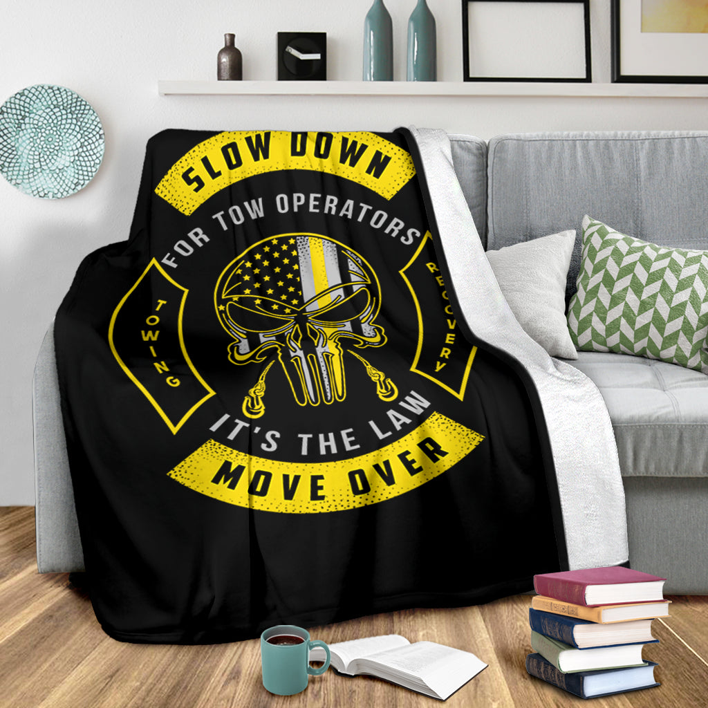 Slow Down Move Over Blanket