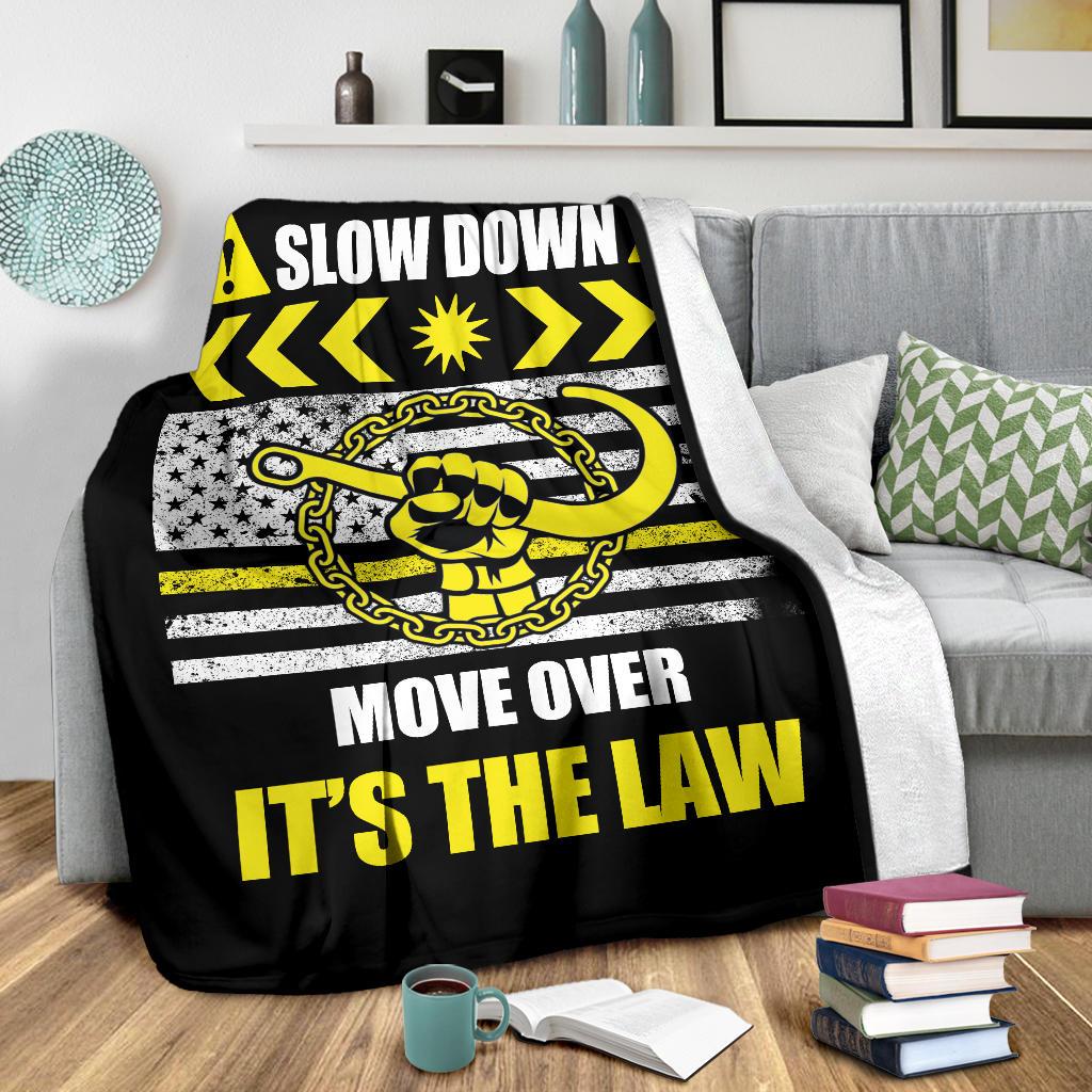 Slow Down Move Over (Throw Blanket)