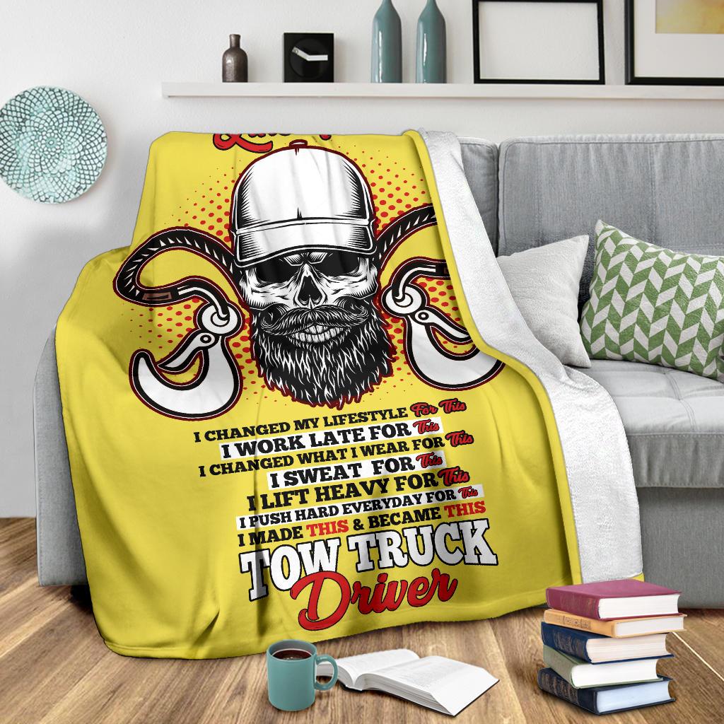 Proud Tow Truck Driver Blanket