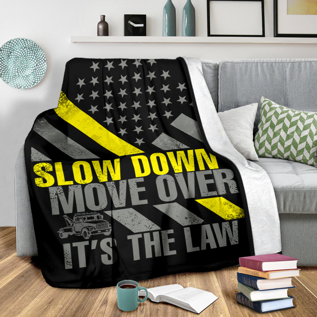 Slow Down Move Over Blanket
