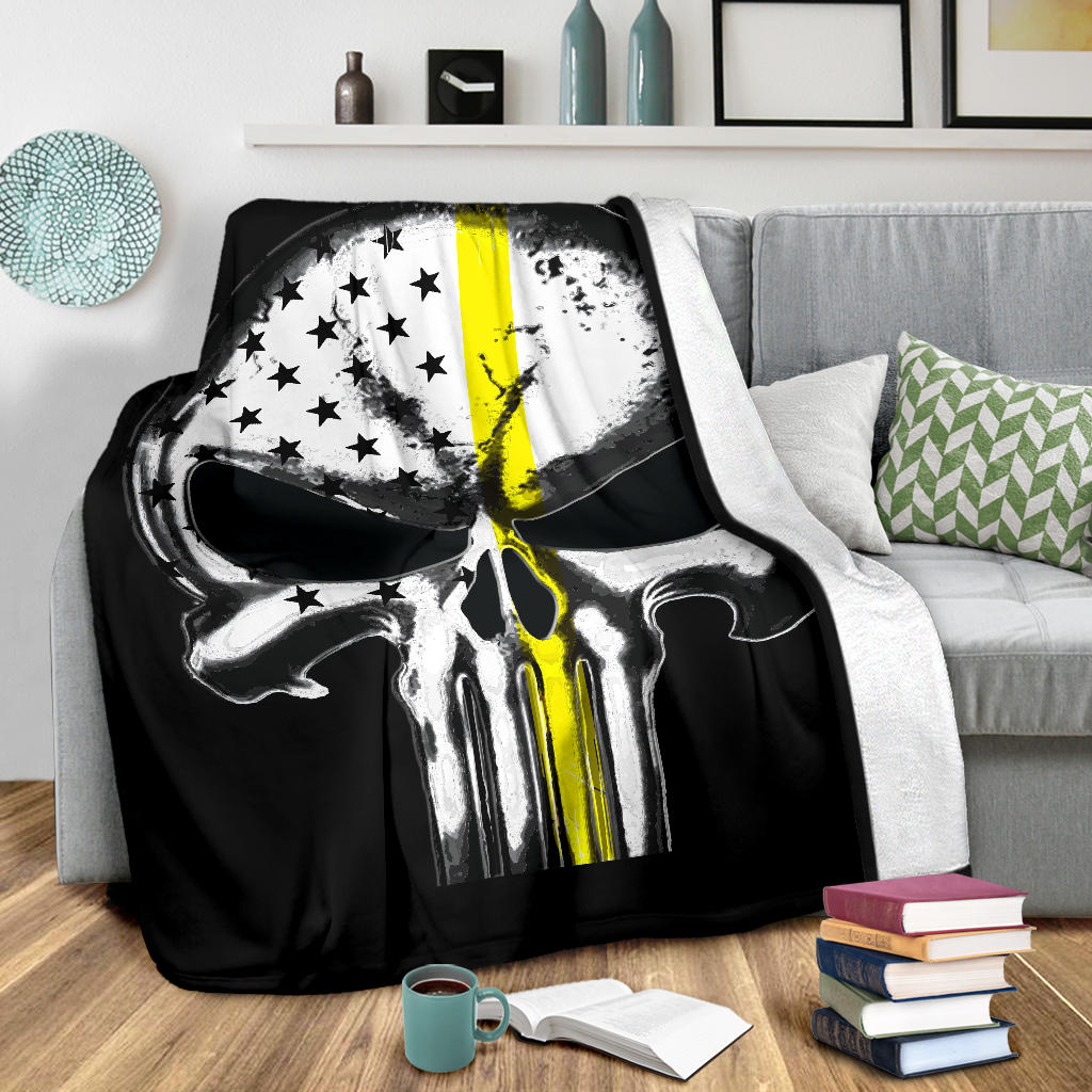 Thin Yellow Line Blanket