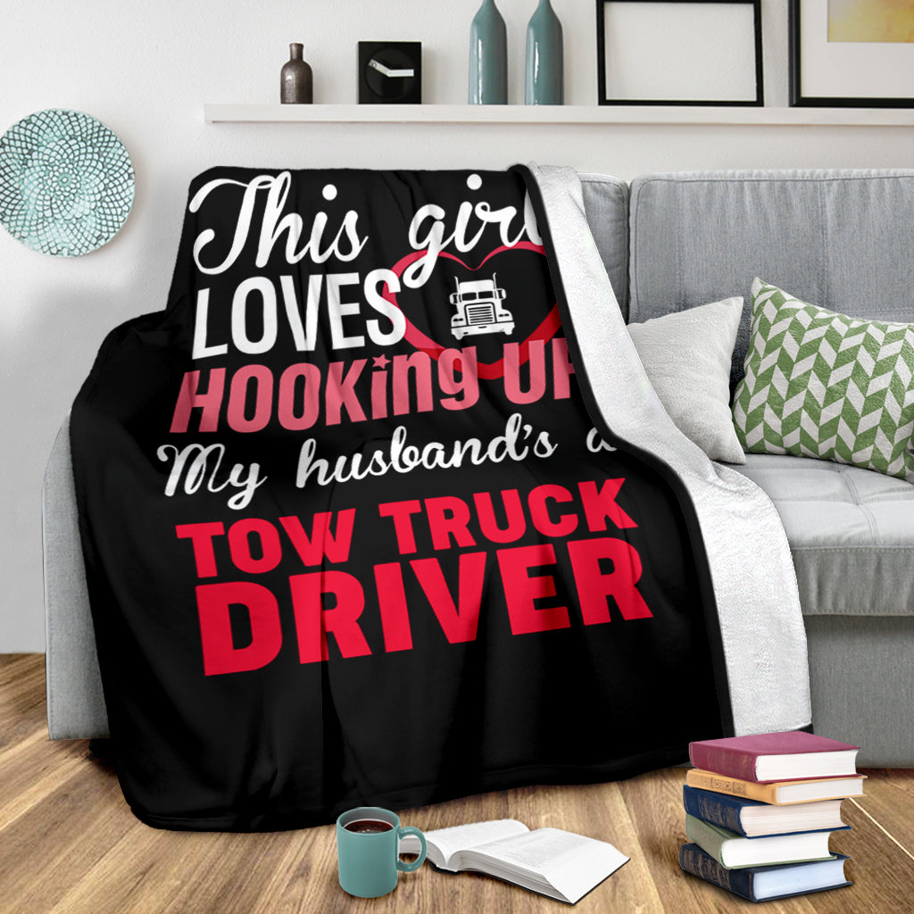 Proud Tow Operator's Girl Blanket