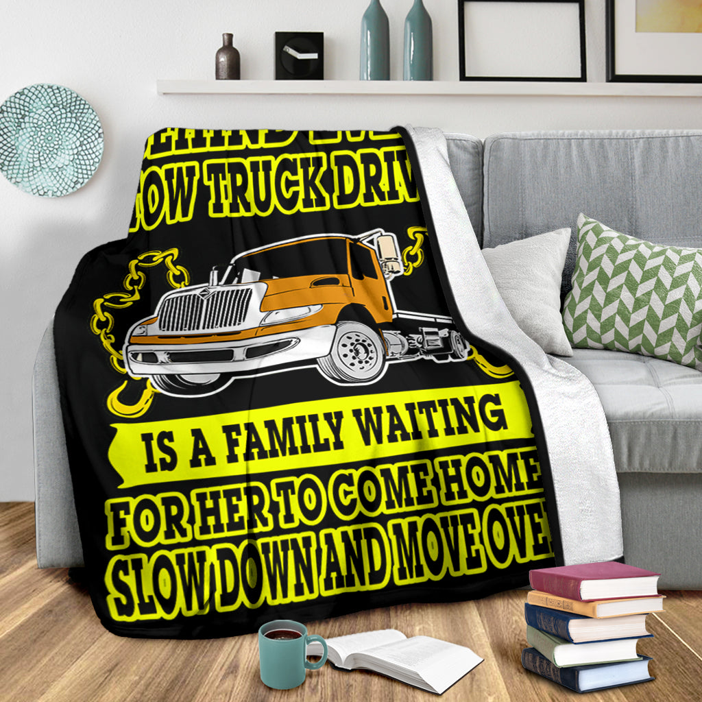 Slow Down Move Over Blanket