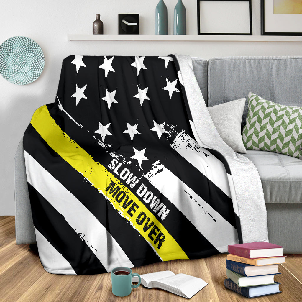 Slow Down Move Over Blanket