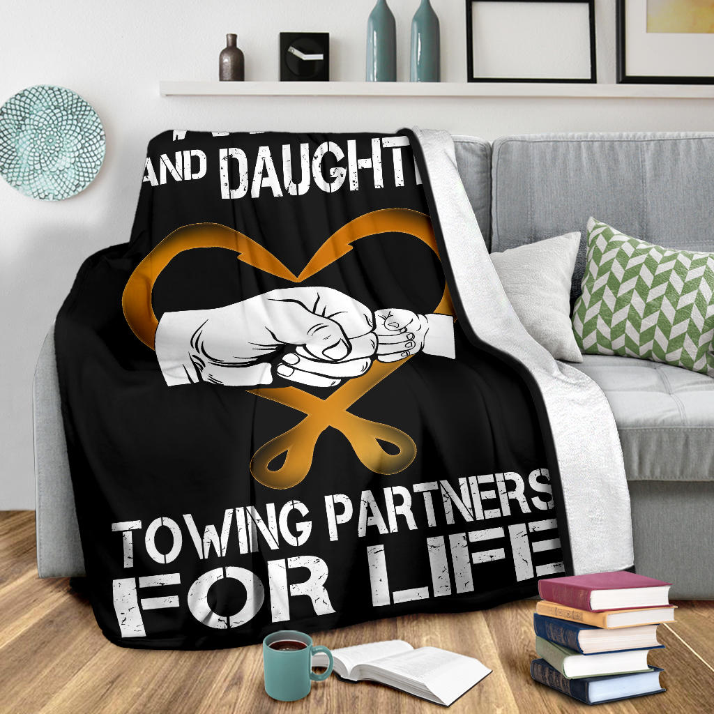 Father and Daughter Blanket