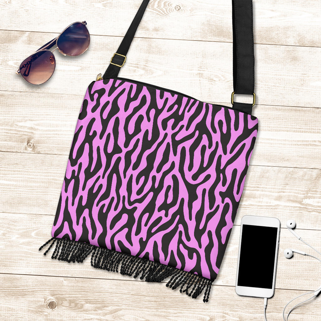 Pink Haze Crossbody Boho Handbag