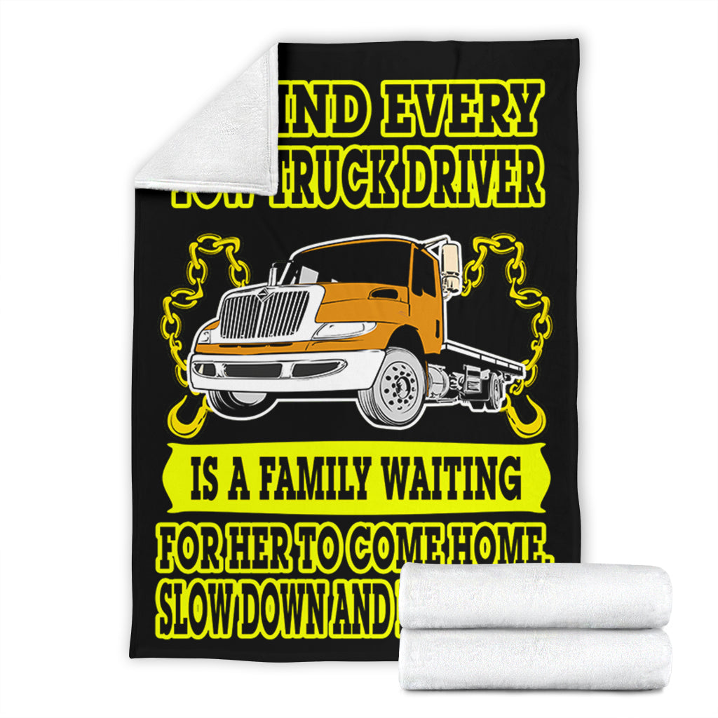 Slow Down Move Over Blanket