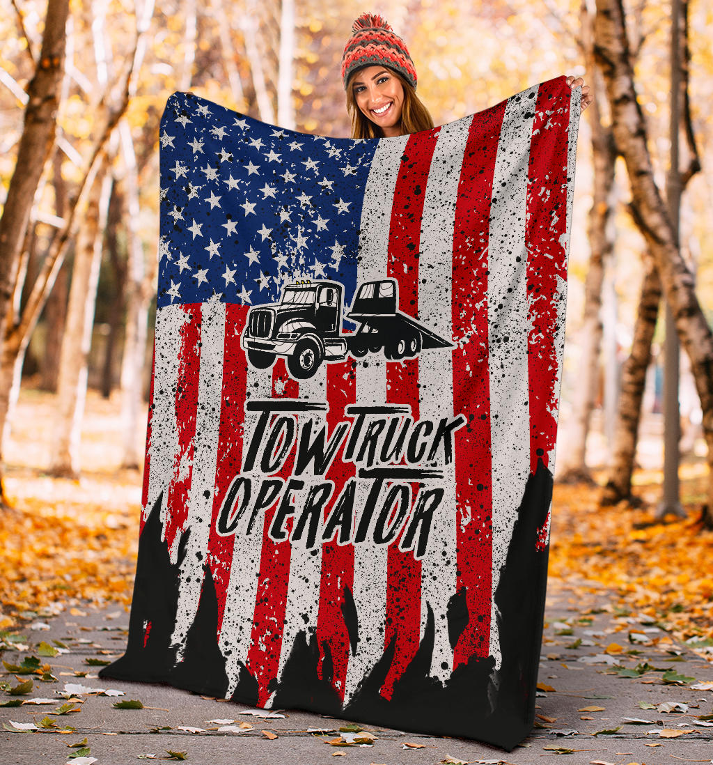 Tow Truck Operator Blanket - Rollback Version