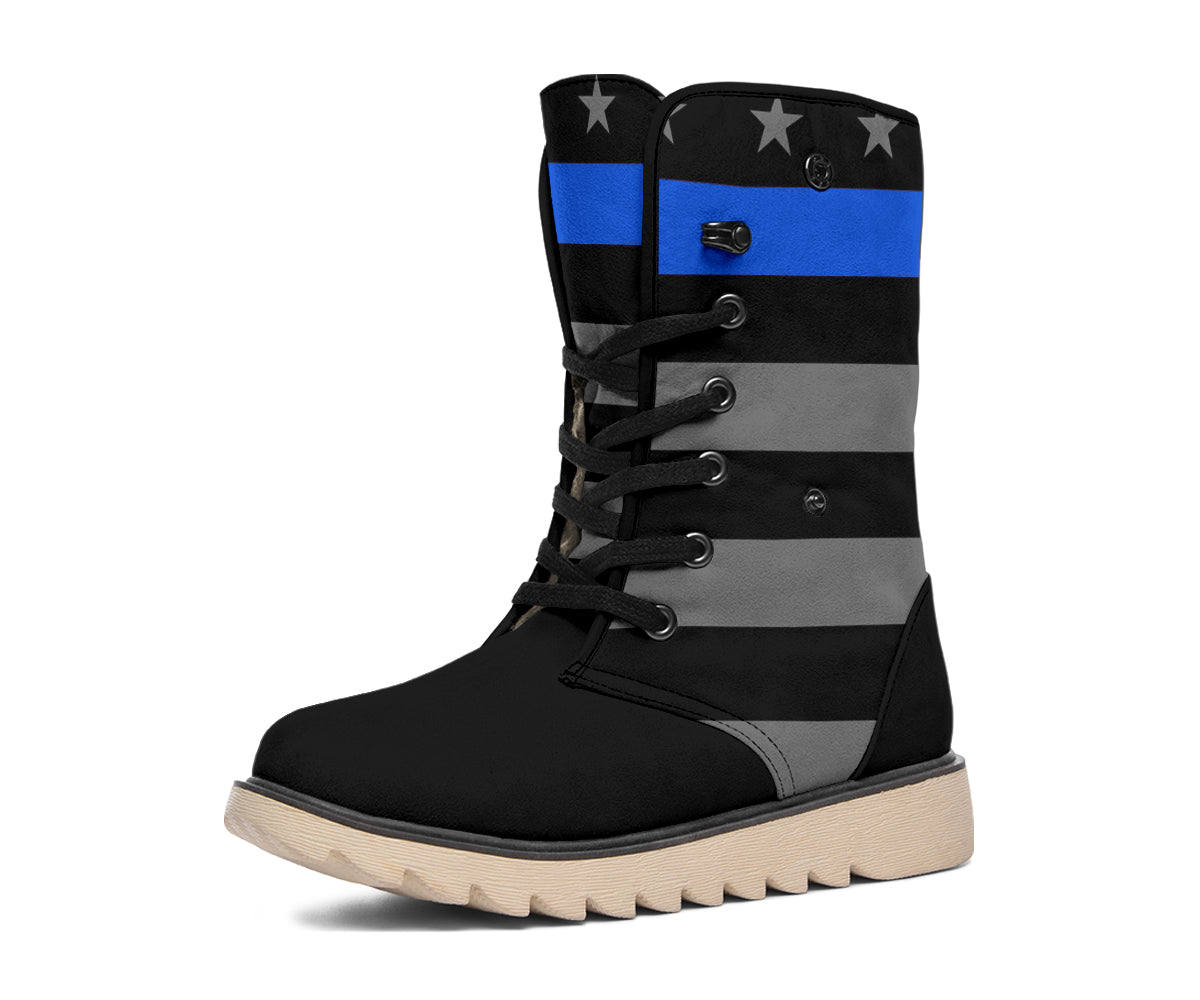 Thin Blue Line Polar Boots